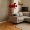 PODNA LAMPA AFAR 1XE27 CRVENA H=175cm (21020) - 3