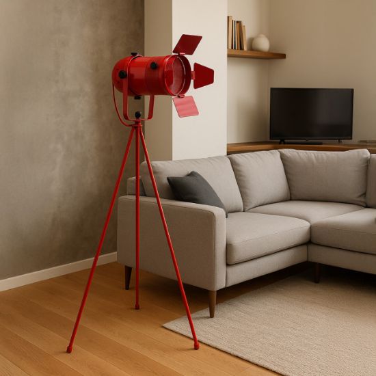 PODNA LAMPA AFAR 1XE27 CRVENA H=175cm (21020)