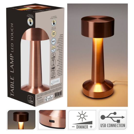 LAMPA STONA 8X21CM BAKARNA KOOPMAN