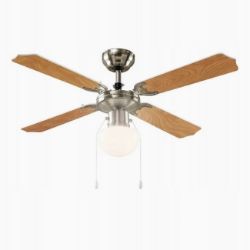 VENTILATOR LUSTER PLAFONSKI SA SVETLOM EGLO