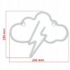 ZNAK NEON  "STORM" 29X23CM PLAVO/ŽUTI - 3
