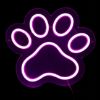 ZNAK NEON  "PAW" 25X25 CM - 2