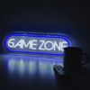ZNAK NEON  "GAME ZONE" 42.5X15 CM - 1