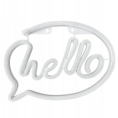 Slika ZNAK NEON   "HELLO" 30X21 CM