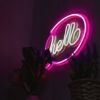 ZNAK NEON   "HELLO" 30X21 CM - 4