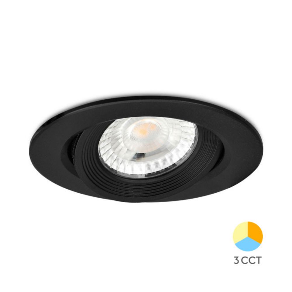 SVETILJKA SPOT LED G1-5W KRUG CRNA