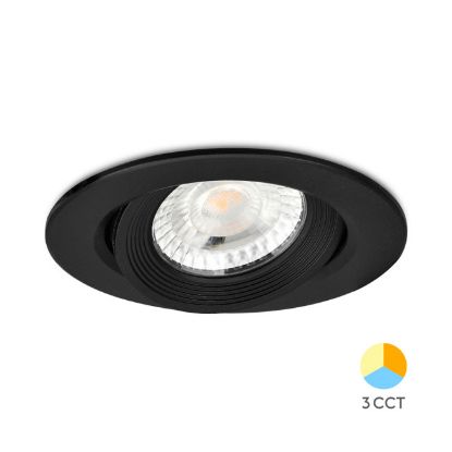 SVETILJKA SPOT LED G1-5W KRUG CRNA