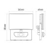 REFLEKTOR LED 30W  SENZOR NW ALUMINIJUM  IP54 EMOS TAMBO - 6