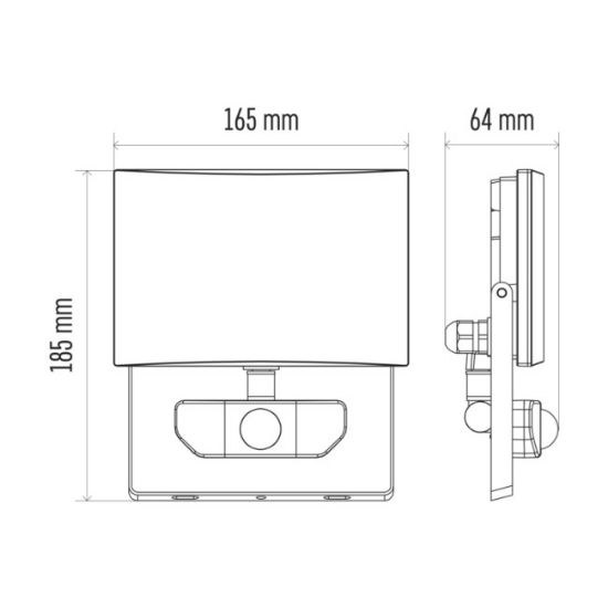 REFLEKTOR LED 30W  SENZOR NW ALUMINIJUM  IP54 EMOS TAMBO