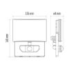 REFLEKTOR LED 20W  SENZOR NW ALUMINIJUM  IP54 EMOS TAMBO - 6