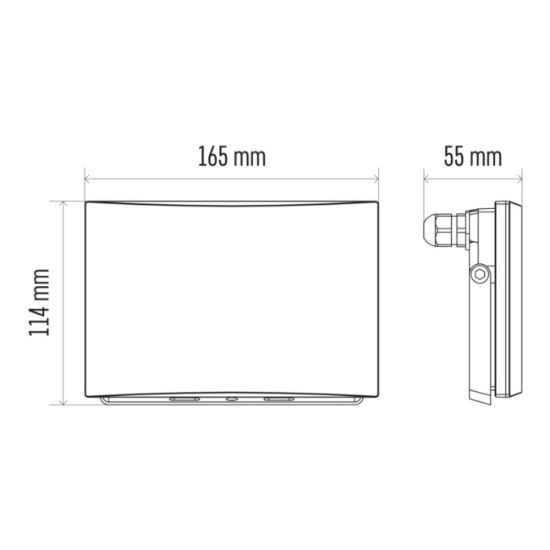REFLEKTOR LED 30W NW ALUMINIJUM IP65 EMOS TAMBO