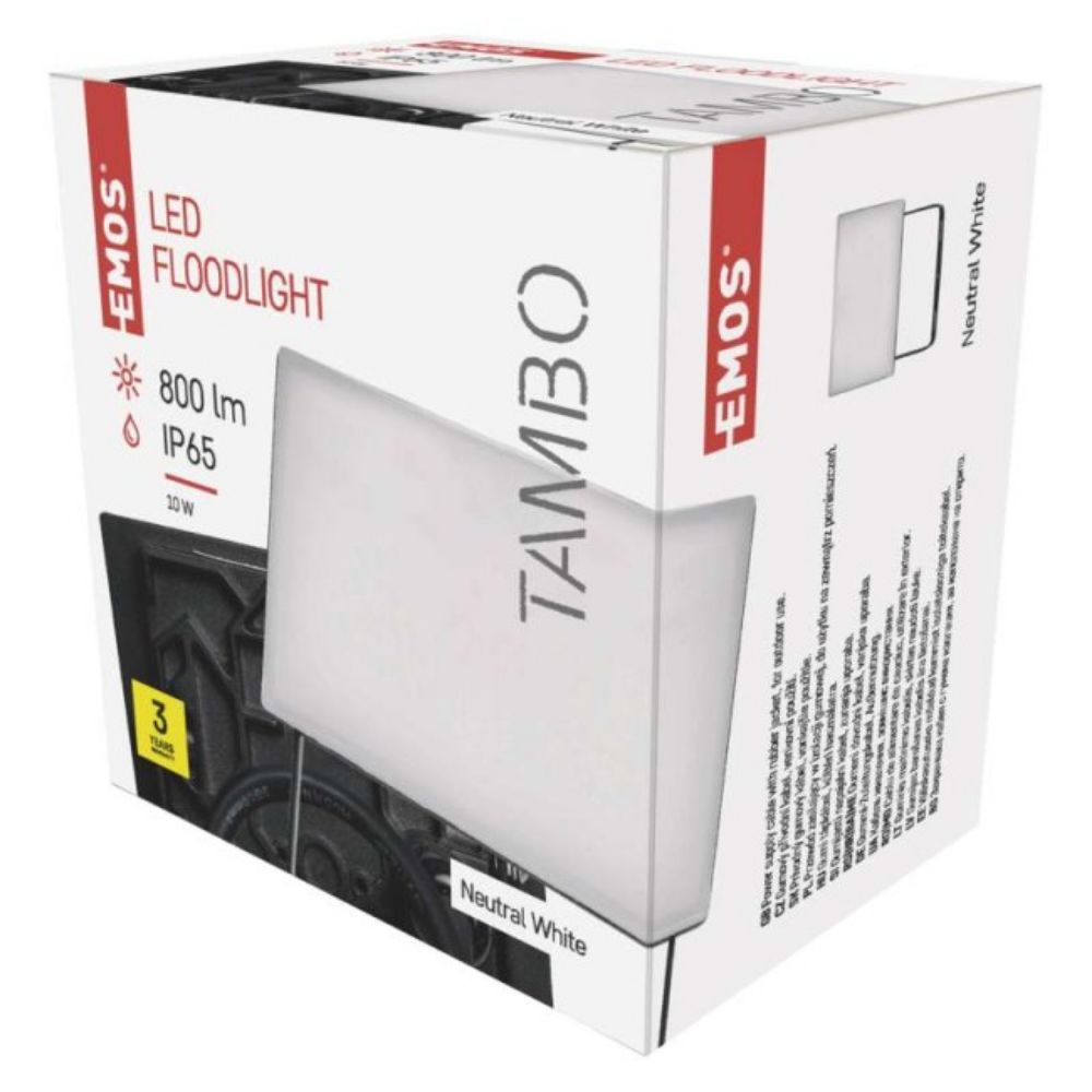 REFLEKTOR LED 10W NW ALUMINIJUM IP65 EMOS TAMBO