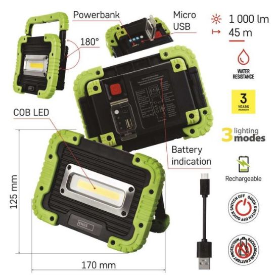REFLEKTOR LED PUNJIVI RADNI 10W COB