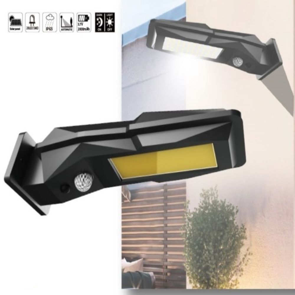 LAMPA 20LED SOLARNA ZIDNA SA SENZOROM VODOOTPORNA