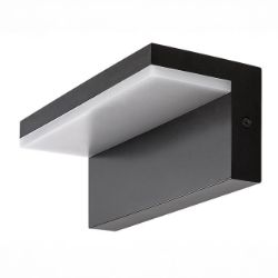 LAMPA ZIDNA LED 10W CRNA IP65 1000lm CCT RAB 77092