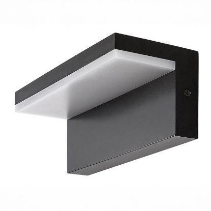 LAMPA ZIDNA LED 10W CRNA IP65 1000lm CCT RAB 77092