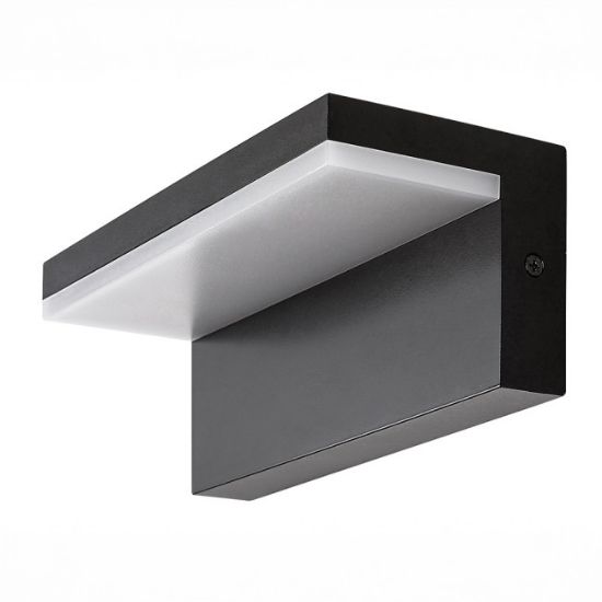 LAMPA ZIDNA LED 10W CRNA IP65 1000lm CCT RAB 77092