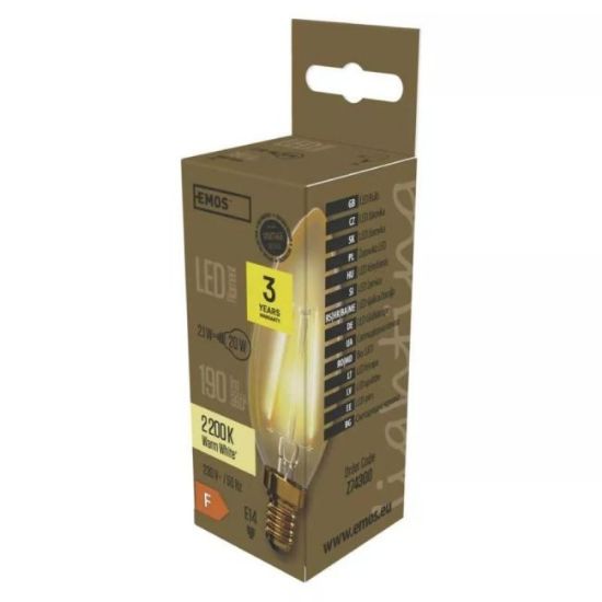 SIJALICA LED 2,5W E14 FILAMENT VINTAGE WW+