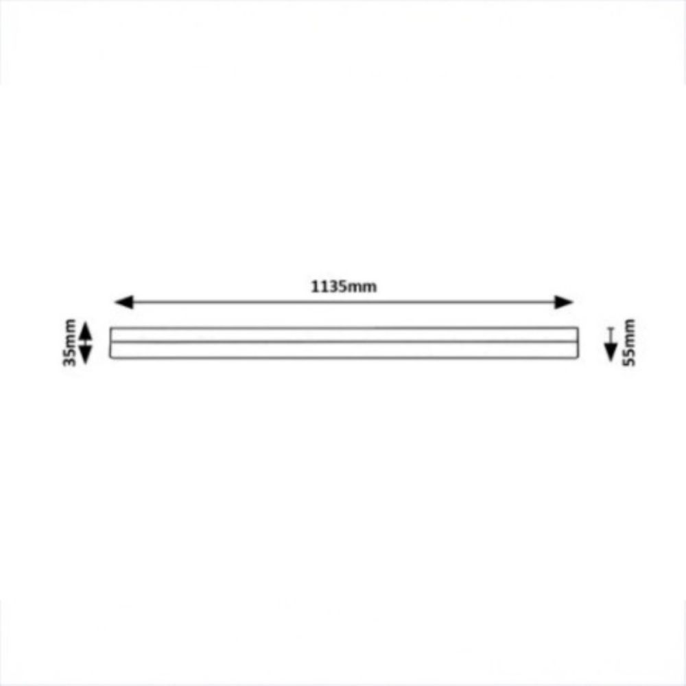 LAMPA STRELA RABALUX 24W 4000K CRNA L=1113mm 78051