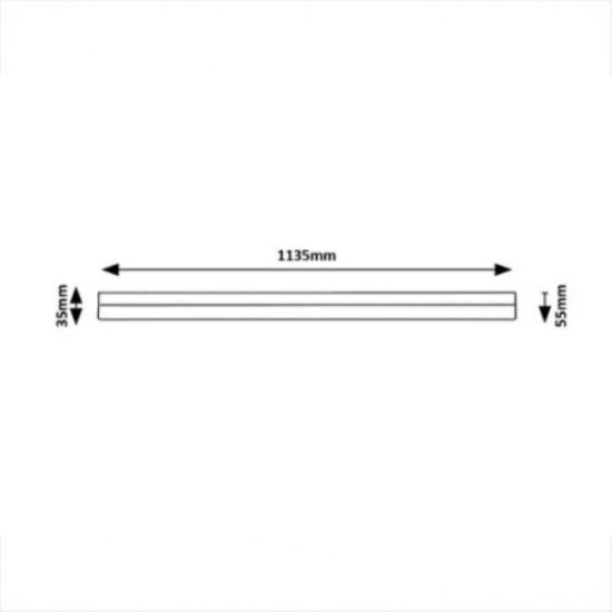 LAMPA STRELA RABALUX 24W 4000K CRNA L=1113mm 78051