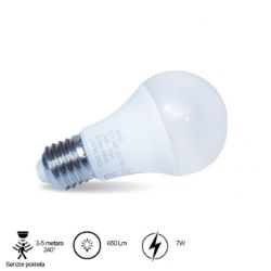 SIJALICA LED  E27 LENSLUX  7W 4000K 650lm A60 SENZOR