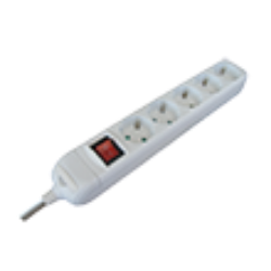 PRIKLJUČNICA PRENOSNA PETOSTRUKA 5M+P 3X1,5mm