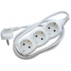 PRODUŽNI KABL + 3 UTIČNICE  3X1,5mm2  - 1,5m  BELI - 1