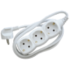PRODUŽNI KABL + 3 UTIČNICE  3X1,5mm2  - 1,5m  BELI - 2