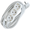 PRODUŽNI KABL + 3 UTIČNICE  3X1,5mm2 - 3m  BELI - 2