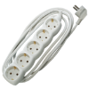 PRODUŽNI KABL + 5 UTIČNICA  3X1,5mm2 - 1,5m  BELI - 1