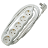 PRODUŽNI KABL + 5 UTIČNICA  3X1,5mm2 - 1,5m  BELI - 2