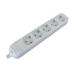 PRODUŽNI KABL + 5 UTIČNICA  3x1,5mm - 3m