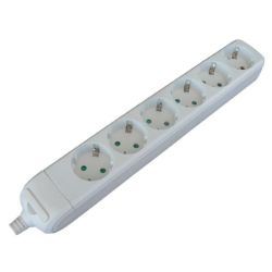 UTIČNICA VIŠESTRUKA SA 6 UTIČNICA  3x1,50mm2 - BEZ KABLA