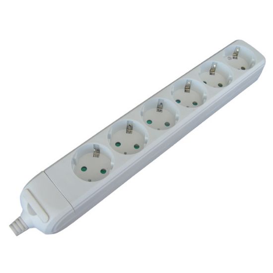 UTIČNICA VIŠESTRUKA SA 6 UTIČNICA  3x1,50mm2 - BEZ KABLA