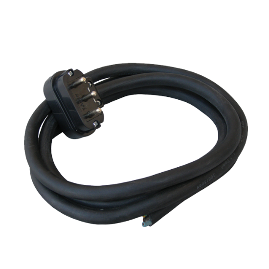 KABL PRIKLJUČNI GG/J  5X2.5mm2  LICNASTI - 2m  crne boje