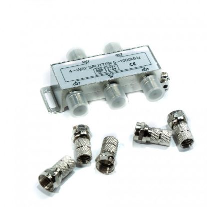 Slika ANTENSKI SPLITER 1/4 5-1000 SA F KONEKTORIMA
