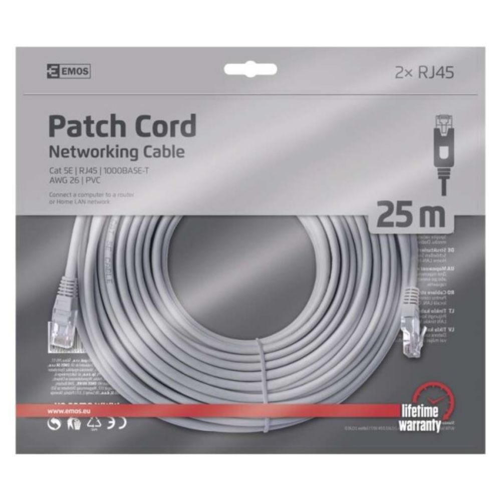 MREŽNI KABAL 25m UTP CAT5E PVC