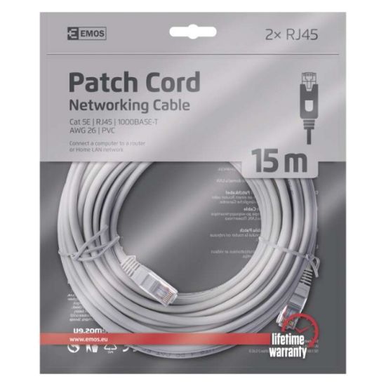 MREŽNI KABAL 15m UTP CAT5E PVC