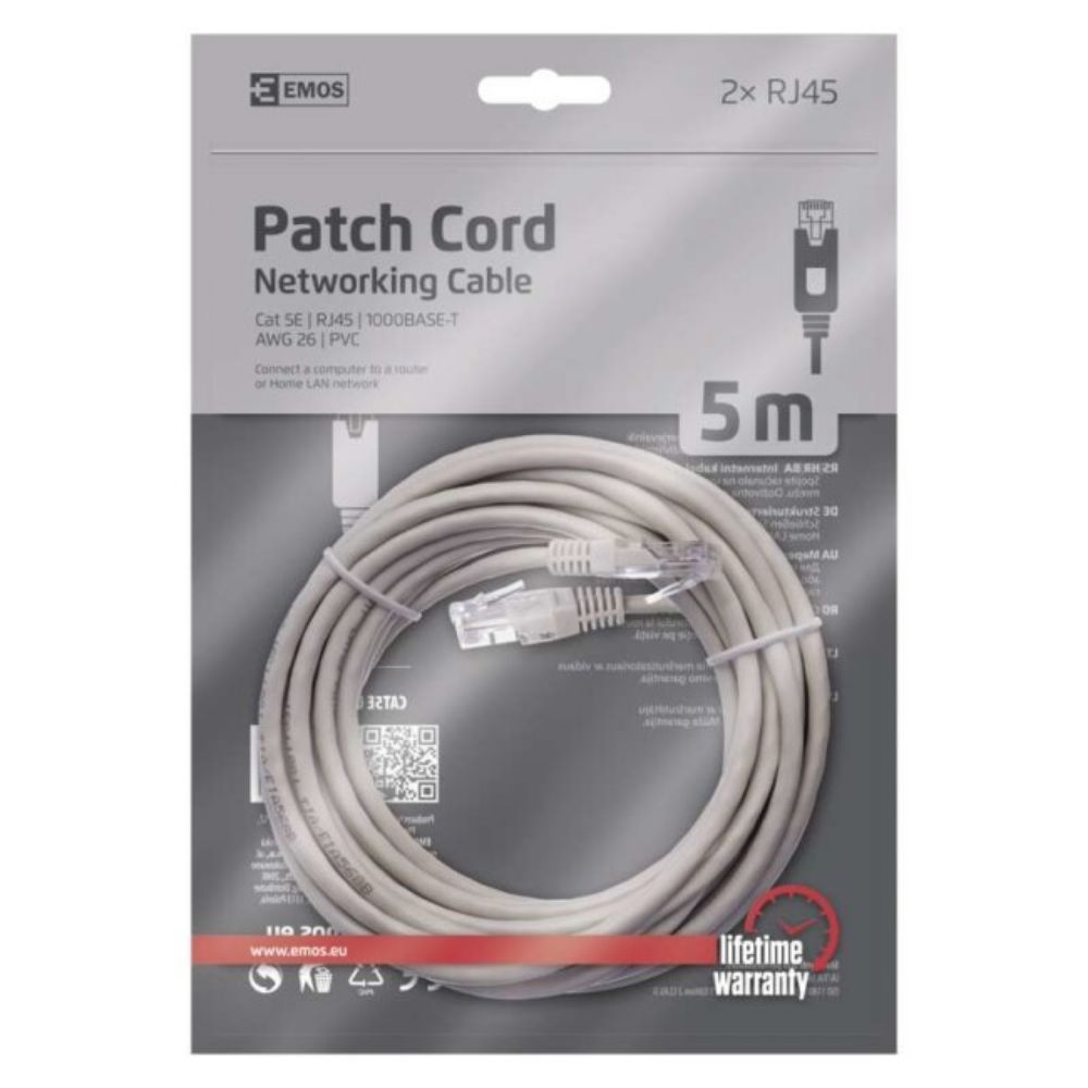 MREŽNI KABAL 5m UTP CAT5E PVC