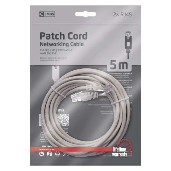 MREŽNI KABAL 5m UTP CAT5E PVC