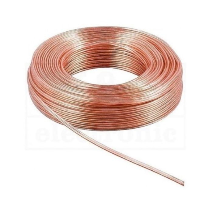 KABL ZA ZVUČNIKE 2X1.50MM2 20M (85x0.15mm Cca)TRANSPARENTNI