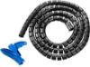 SPIRALNO CREVO ZA KABLOVE fi25/2m CRNO - 1
