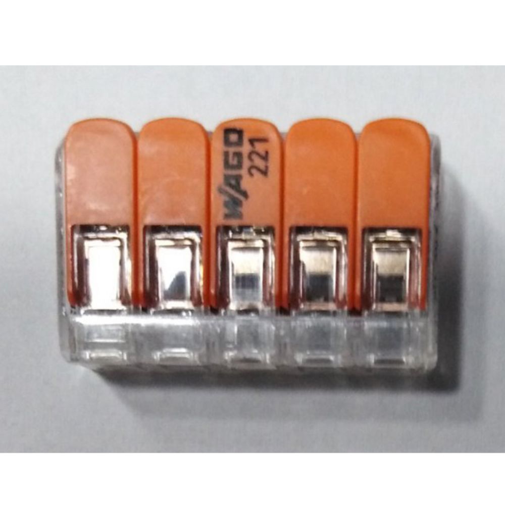 KLEMA SA POLUGOM 5x0,2-4mm 450V/4kV/2 32A 1/8 BR - WAGO