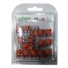KLEMA SA POLUGOM 2x0,2-4mm 450V/4kV/2 32A 1/16 BR - WAGO - 1
