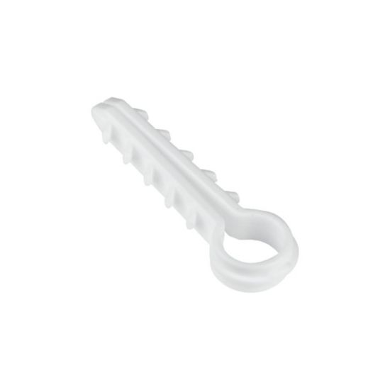 DRŽAČ KABLOVA 6 MM2, BELI 100 KOM