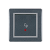ZVONO,TASTER  SA INDIK. ANTRACIT 610I.212 ALING - 2