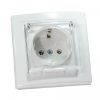 UTIČNICA DVOPOLNA BELA SA POKLOPCEM 16A 250V IP54 603 ALING - 1