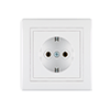 UTIČNICA DVOPOLNA BELA16A 250V-PORCELANSKU ULOŽAK ALING - 2