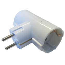 RAZVODNIK - T  DVOSTRUKI,16A 250V, BELI