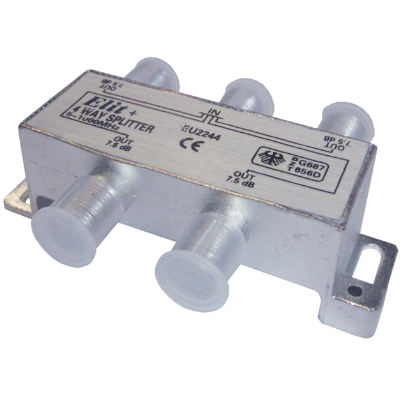 RAZDELNIK TV 1 ULAZ - 4 IZLAZA 5-1000MHz spliter
